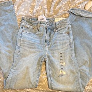 American Eagle Outfitters Light Wash Straight Leg Jeans